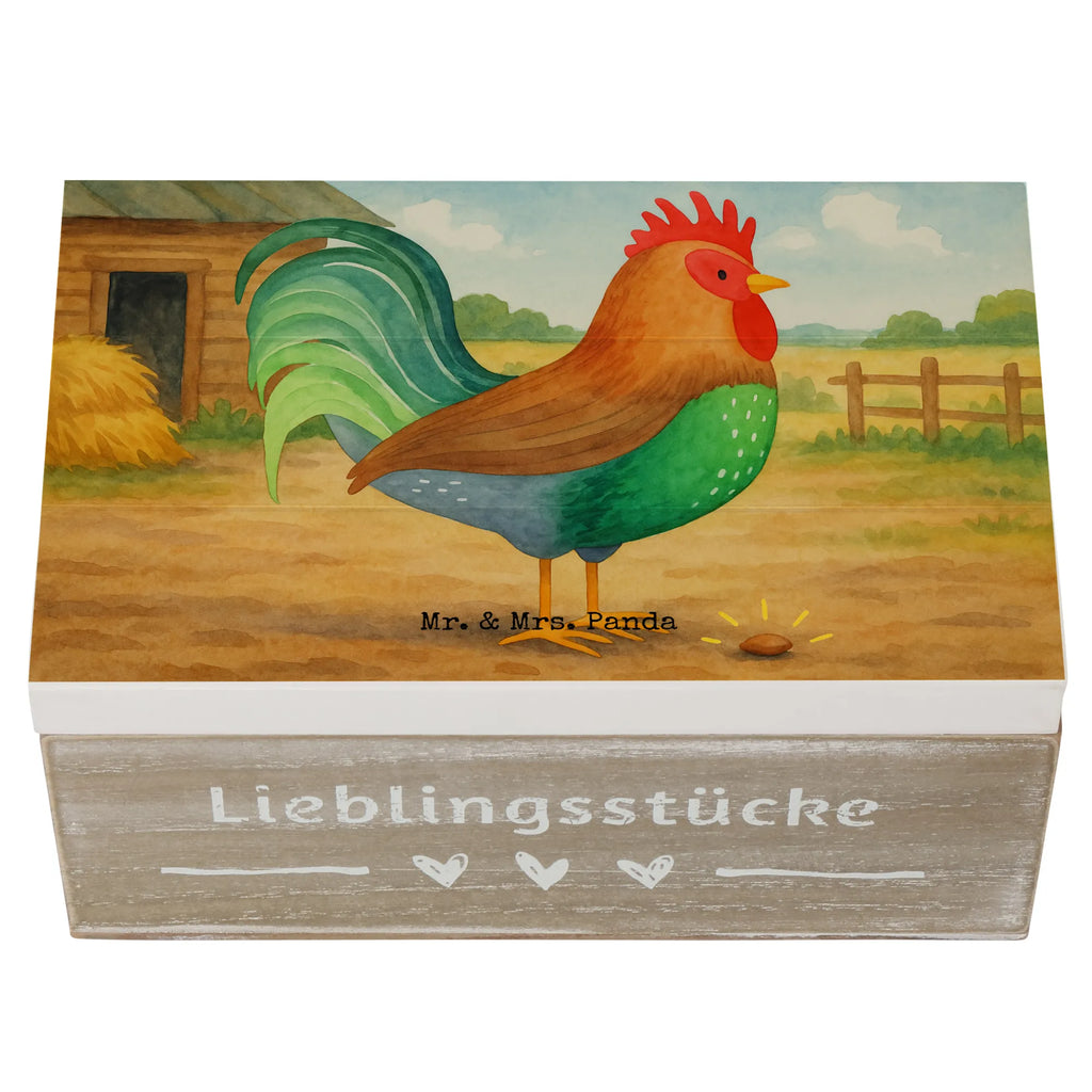 Holzkiste Hahn Korn Design Truhe, Holzkiste, Geschenkdose, XXL, Schatulle, Aufbewahrungsbox, Geschenkbox, Erinnerungsbox, Erinnerungskiste, Dekokiste, Kiste, Schatzkiste, Bauernhof, Hoftiere, Landwirt, Landwirtin, Eier, Natur, Korn, Henne, Hahn