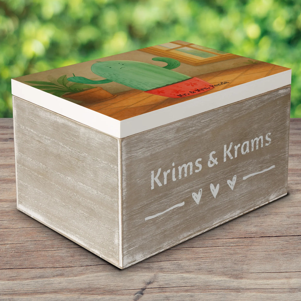 Skrzynia drewniana Kaktus gniew Design Geschenkbox, Erinnerungsbox, Aufbewahrungsbox, Erinnerungskiste, XXL, Dekokiste, Schatzkiste, Schatulle, Kiste, Holzkiste, Truhe, Geschenkdose, Kaktus, Kakteen, Büroalltag, Kollege, Chefin, Schule, ärgern, wütend, Kollegin, Büro