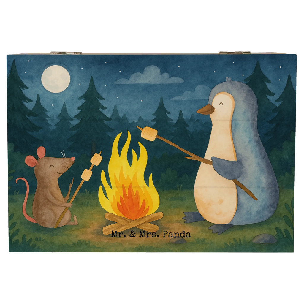 Wooden chest Penguin campfire Design Truhe, Erinnerungskiste, Geschenkdose, Holzkiste, Geschenkbox, Kiste, Schatulle, Aufbewahrungsbox, Erinnerungsbox, XXL, Schatzkiste, Dekokiste, Pinguin, Neustart, Arbeit, Feuer, Liebe, grillen, Marshmallows, Motivation, Maus, Leben, Pinguine, Job, Büroalltag, Lebensspruch, Büro, Lagerfeuer, Lebensmotivation