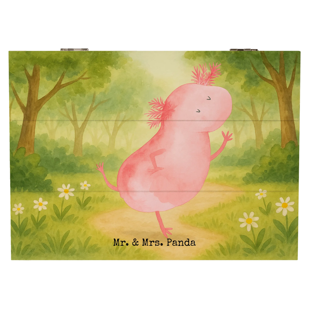 Skrzynia drewniana aksolotl tańczyć Design Kiste, Truhe, Geschenkdose, Dekokiste, Holzkiste, XXL, Aufbewahrungsbox, Erinnerungsbox, Geschenkbox, Schatulle, Erinnerungskiste, Schatzkiste, Axolotl, Molch, Axolot, beste Freundin, Sterne, verrückt, Lurche, Freundin, Lurch, Dachschaden, Schwanzlurch