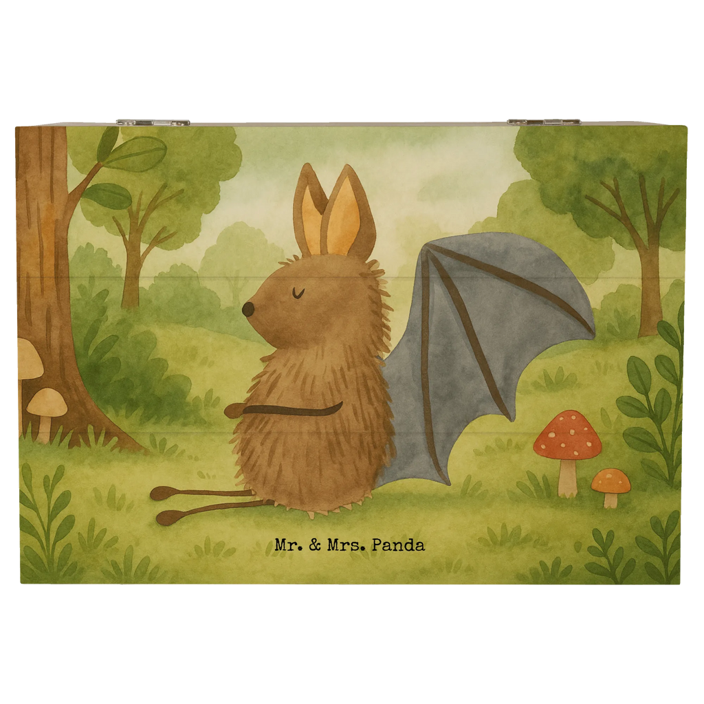 Holzkiste Fledermaus Sitzen Design