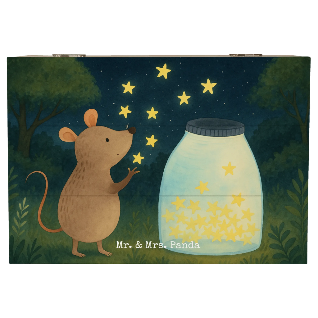 Skrzynia drewniana mysz Gwiazdy Design Geschenkbox, Aufbewahrungsbox, Schatzkiste, XXL, Geschenkdose, Dekokiste, Erinnerungskiste, Truhe, Holzkiste, Kiste, Schatulle, Erinnerungsbox, Tiermotive, Gute Laune, lustige Sprüche, Tiere, Taufgeschenk, Geburtstag, Schwangerschaft, Wunsch, Träume, Hoffnung, Kindergeburtstag, erstes Kind, Kind, Maus, Sterne, Taufe, Geburt