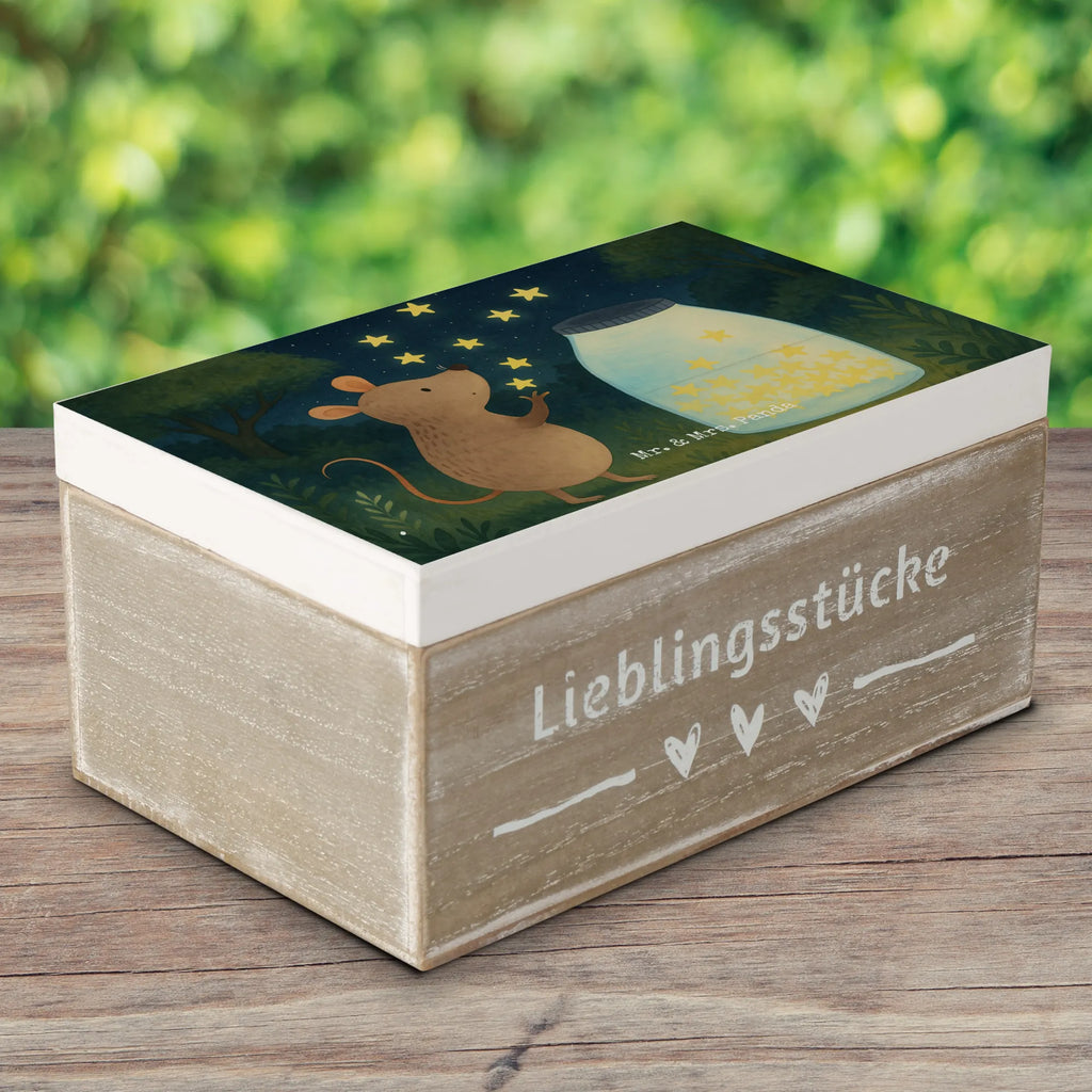 Skrzynia drewniana mysz Gwiazdy Design Geschenkbox, Aufbewahrungsbox, Schatzkiste, XXL, Geschenkdose, Dekokiste, Erinnerungskiste, Truhe, Holzkiste, Kiste, Schatulle, Erinnerungsbox, Tiermotive, Gute Laune, lustige Sprüche, Tiere, Taufgeschenk, Geburtstag, Schwangerschaft, Wunsch, Träume, Hoffnung, Kindergeburtstag, erstes Kind, Kind, Maus, Sterne, Taufe, Geburt