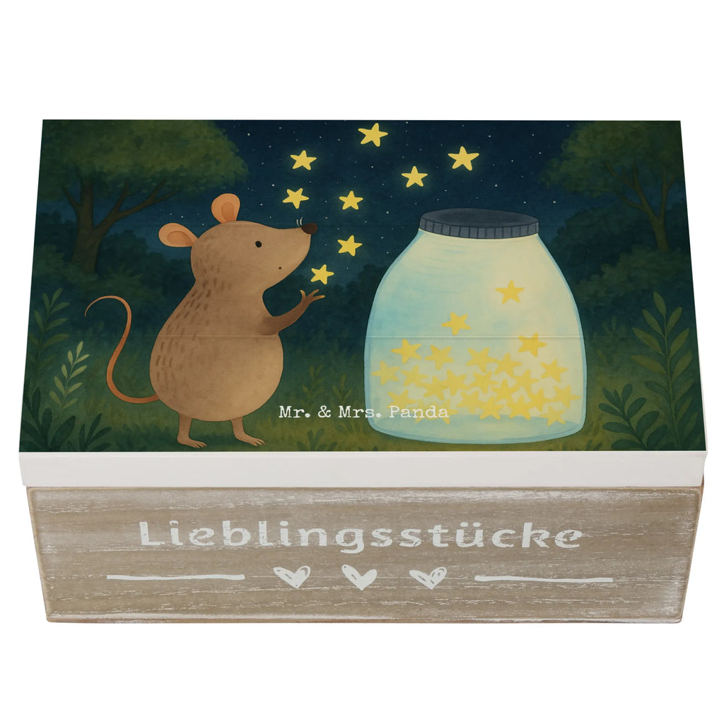Skrzynia drewniana mysz Gwiazdy Design Geschenkbox, Aufbewahrungsbox, Schatzkiste, XXL, Geschenkdose, Dekokiste, Erinnerungskiste, Truhe, Holzkiste, Kiste, Schatulle, Erinnerungsbox, Tiermotive, Gute Laune, lustige Sprüche, Tiere, Taufgeschenk, Geburtstag, Schwangerschaft, Wunsch, Träume, Hoffnung, Kindergeburtstag, erstes Kind, Kind, Maus, Sterne, Taufe, Geburt