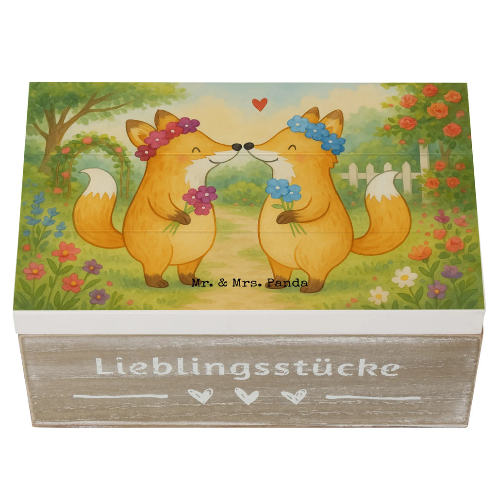 Holzkiste Füchse Lesbian Pride Design Schatulle, Erinnerungskiste, Dekokiste, Kiste, Schatzkiste, Geschenkdose, Geschenkbox, XXL, Truhe, Aufbewahrungsbox, Holzkiste, Erinnerungsbox, Hochzeit, Hochzeitsgeschenk, Ehe, Hochzeitsfeier, Trauung, Trauungsgeschenk, Hochzeitskarte, Verlobungsfeier, Verlobungsgeschenk, Hochzeitsgeschenkideen, Hochzeitsgeschenke für Brautpaar
