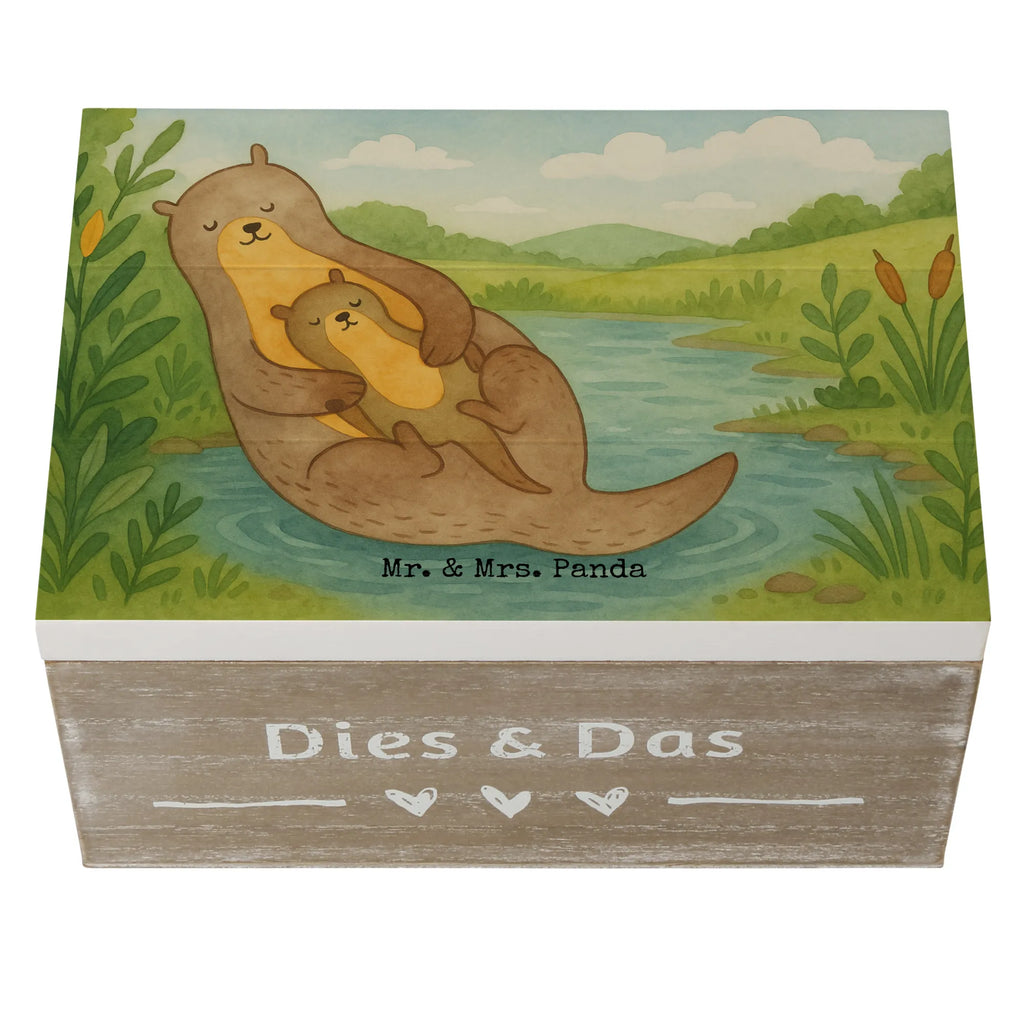 Skrzynia drewniana wydra dziecko Design Erinnerungskiste, Erinnerungsbox, Schatulle, Geschenkdose, Kiste, Holzkiste, XXL, Aufbewahrungsbox, Schatzkiste, Truhe, Geschenkbox, Dekokiste, Otter, Fischotter, Seeotter, Otter Seeotter See Otter
