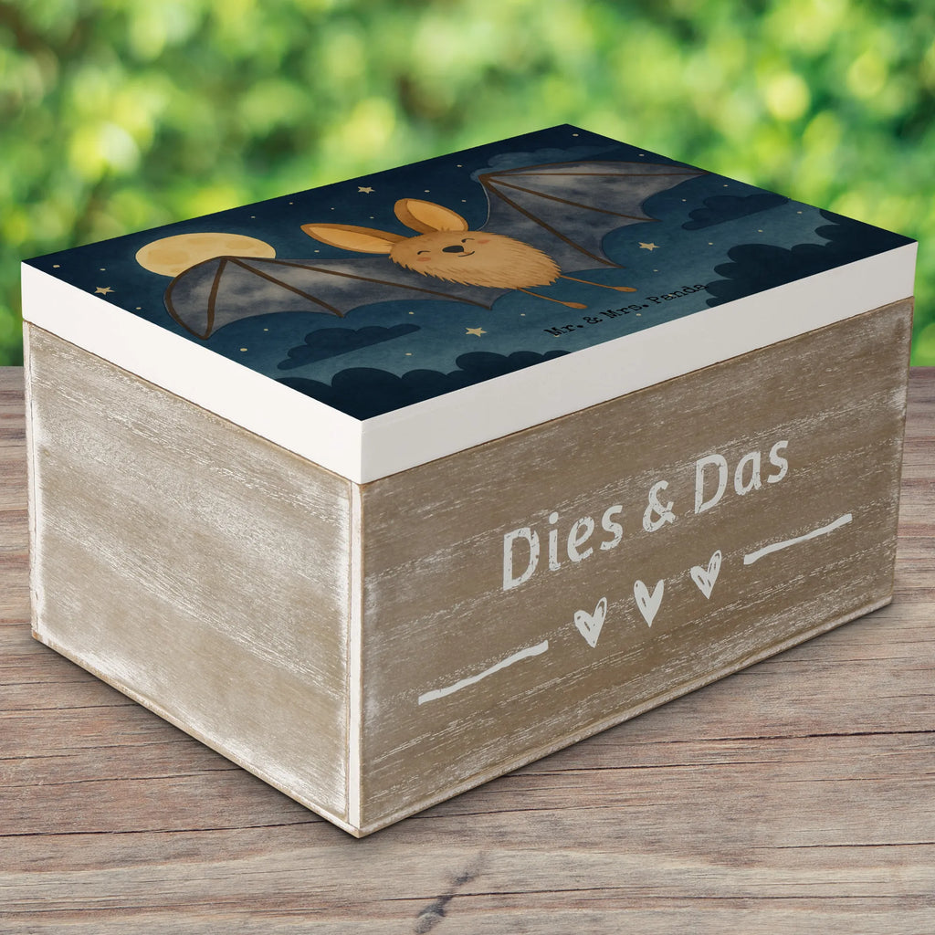 Holzkiste Fledermaus Flügel Design Schatulle, Holzkiste, Erinnerungsbox, Geschenkdose, Dekokiste, Erinnerungskiste, Schatzkiste, Kiste, Truhe, Geschenkbox, XXL, Aufbewahrungsbox, Tiermotive, Gute Laune, lustige Sprüche, Tiere
