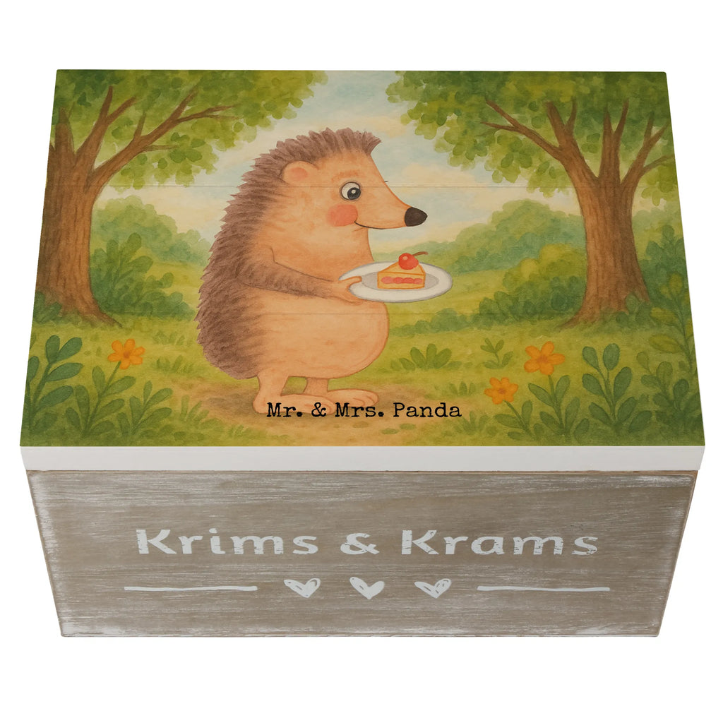 Holzkiste Igel Kuchenstück Design Truhe, Schatulle, Geschenkbox, Geschenkdose, Holzkiste, Erinnerungskiste, Aufbewahrungsbox, Schatzkiste, Kiste, XXL, Erinnerungsbox, Dekokiste, Tiermotive, Gute Laune, lustige Sprüche, Tiere, Torte, Igel, Kuchen, Geburtstagskuchen, Essen Spruch, Backen Geschenk, Kuchen backen, Einladung Party