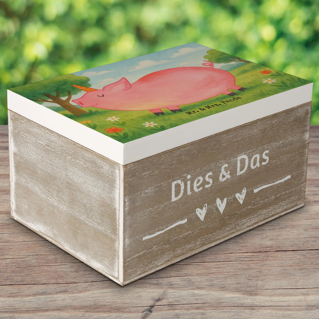 Skrzynia drewniana jednorożec świnia Design Schatulle, Aufbewahrungsbox, Erinnerungskiste, Geschenkbox, XXL, Dekokiste, Schatzkiste, Geschenkdose, Holzkiste, Kiste, Truhe, Erinnerungsbox, Einhorn, Einhörner, Einhorn Deko, Unicorn, geschenk, english, funny, Piggy, witzig. lustig, Schweinhorn, Schwein, Bauer, Pig, Party, englisch, Spaß, Spruch