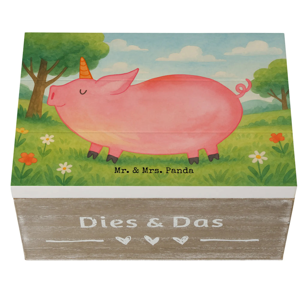 Skrzynia drewniana jednorożec świnia Design Schatulle, Aufbewahrungsbox, Erinnerungskiste, Geschenkbox, XXL, Dekokiste, Schatzkiste, Geschenkdose, Holzkiste, Kiste, Truhe, Erinnerungsbox, Einhorn, Einhörner, Einhorn Deko, Unicorn, geschenk, english, funny, Piggy, witzig. lustig, Schweinhorn, Schwein, Bauer, Pig, Party, englisch, Spaß, Spruch