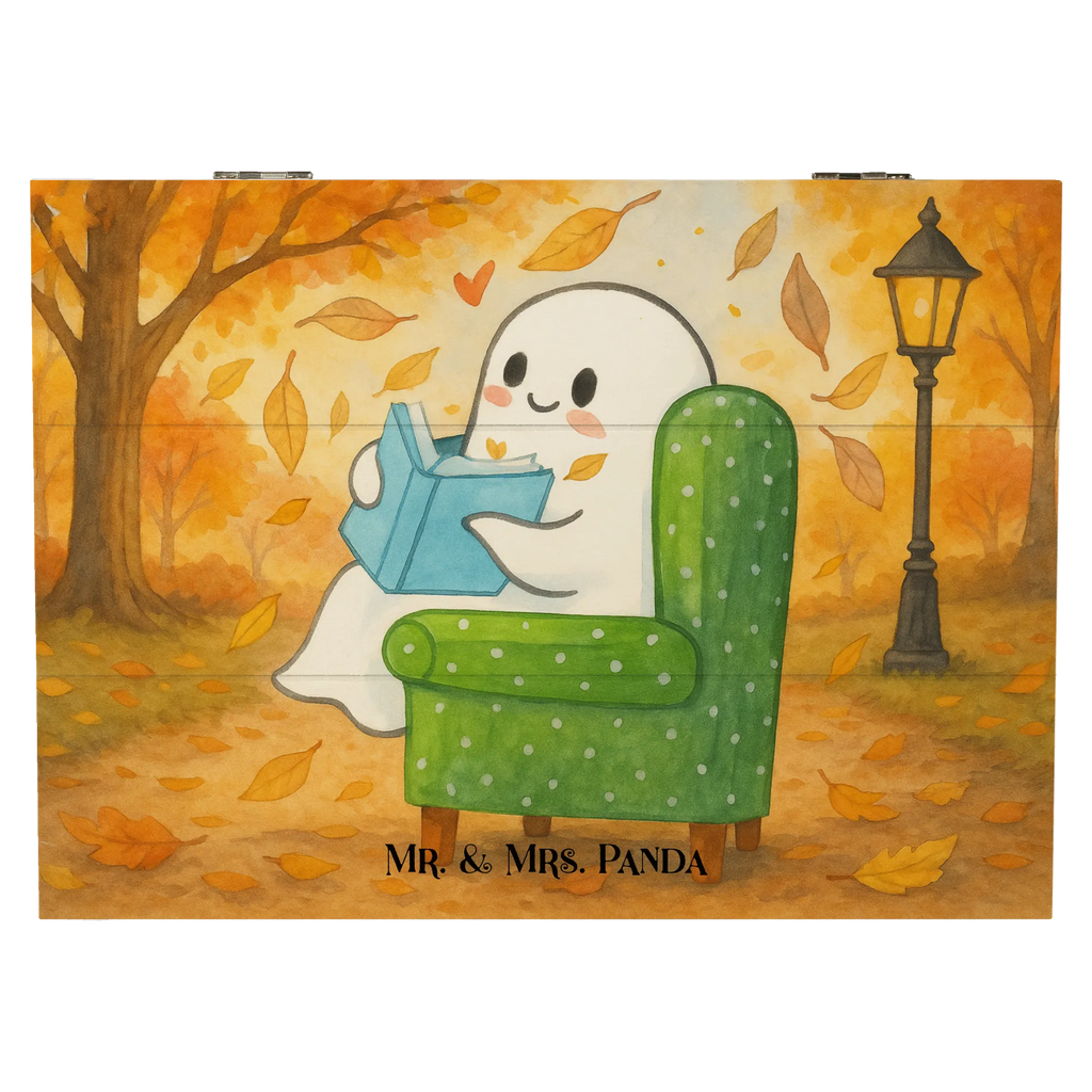 Skrzynia drewniana duch książka Design Holzkiste, Kiste, Schatzkiste, Truhe, Schatulle, XXL, Erinnerungsbox, Erinnerungskiste, Dekokiste, Aufbewahrungsbox, Geschenkbox, Geschenkdose, Halloween, Deko, Martinssingen, Dekoration, Geschenke, Schenken, Gespenst, Buch, Herbst, gemütlich