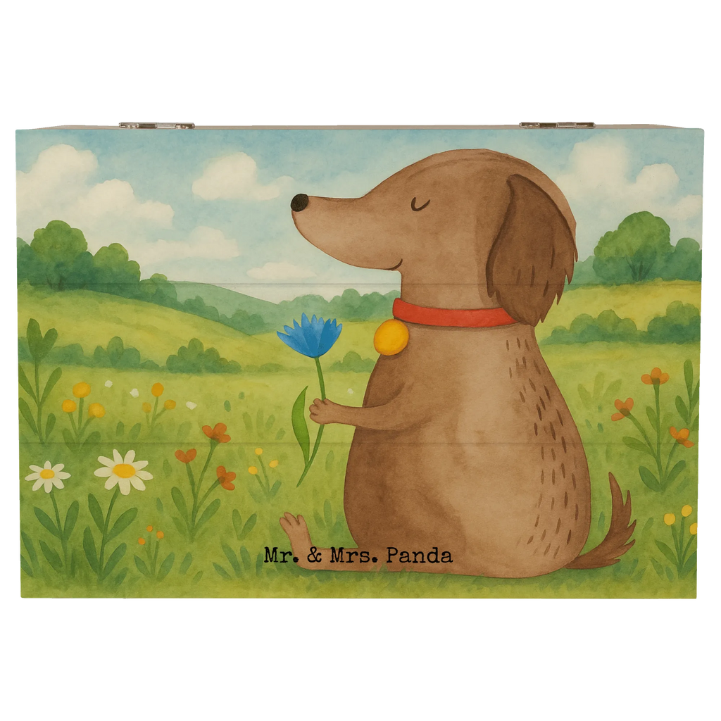 Skrzynia drewniana pies kwiat Design Kiste, Geschenkdose, Erinnerungsbox, XXL, Erinnerungskiste, Schatzkiste, Truhe, Dekokiste, Holzkiste, Aufbewahrungsbox, Schatulle, Geschenkbox, Hund, Hundemotiv, Haustier, Hunderasse, Tierliebhaber, Hundebesitzer, Sprüche, Frauchen, Hunde, Hundeliebe