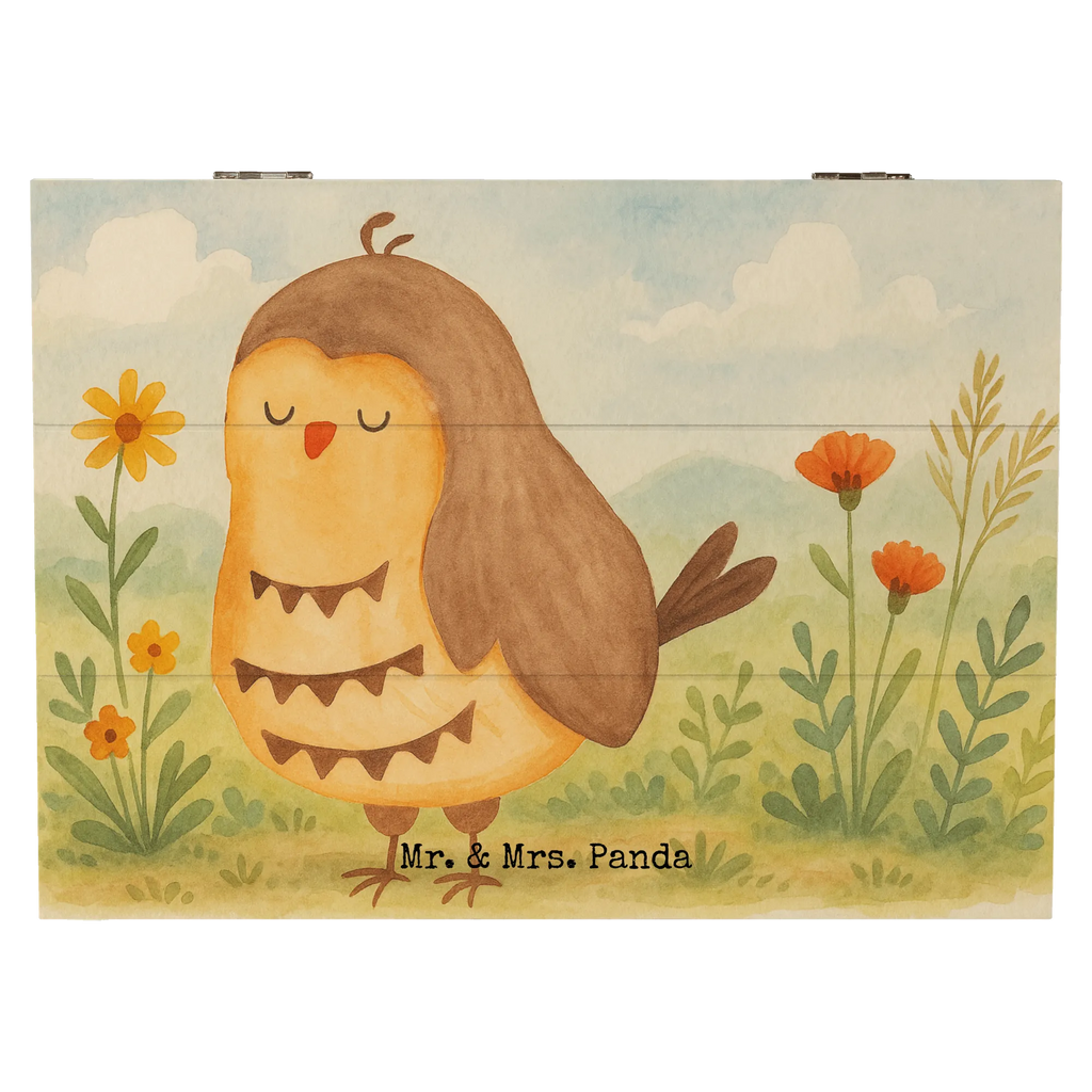 Holzkiste Eule Zufrieden Design XXL, Geschenkdose, Holzkiste, Erinnerungskiste, Geschenkbox, Aufbewahrungsbox, Truhe, Kiste, Schatzkiste, Erinnerungsbox, Schatulle, Dekokiste, Eule, Geschenk Hochzeitstag, Spruch schön, Romantisch, Eule Spruch, Eule deko, Liebe Spruch, Owl, Wortspiel lustig