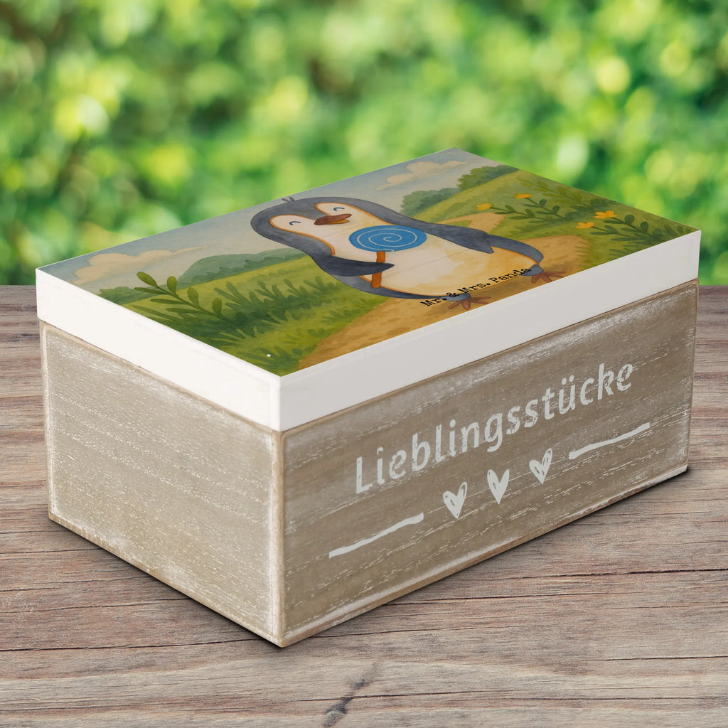 Wooden chest Penguin lollipop Design Schatzkiste, Geschenkdose, Erinnerungskiste, Aufbewahrungsbox, Truhe, XXL, Schatulle, Geschenkbox, Kiste, Dekokiste, Erinnerungsbox, Holzkiste, Pinguin, Lolli, Rabauke, Gauner, Spruch, Süßigkeiten, Ganove, Pinguine, Rebell, Blödsinn