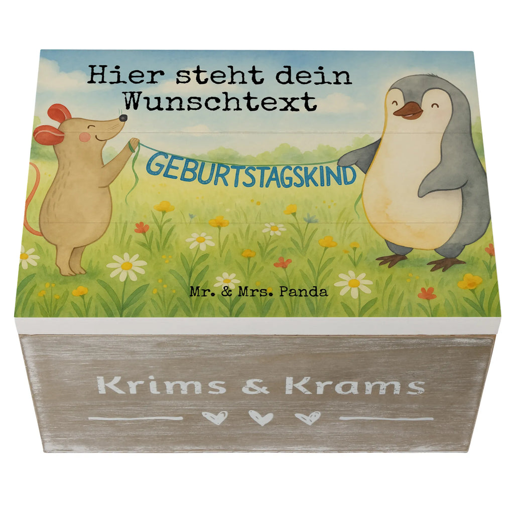 Personalizowane drewniane pudełko Mysz Pingwin urodziny Design Kiste mit Namen, Erinnerungsbox Personalisiert, Schatzkiste mit Namen, Schatulle Personalisiert, Holzkiste Personalisiert, Dekokiste Personalisiert, Dekokiste mit Namen, Aufbewahrungsbox Personalisiert, Schatulle mit Namen, GEschenkdose personalisiert, Aufbewahrungsbox mit Namen, Holzkiste mit Namen, Erinnerungskiste Personalisiert, Erinnerungsbox mit Namen, Erinnerungskiste, mit Namen, Truhe Personalisiert, Geschenkbox personalisiert, Truhe mit Namen, Kiste Personalisiert, Schatzkiste Personalisiert, Geburtstag, Geburtstagsgeschenk, Geschenk, Maus, Geburtstagsfeier, Pinguin, Geburtstage, Happy Birthday