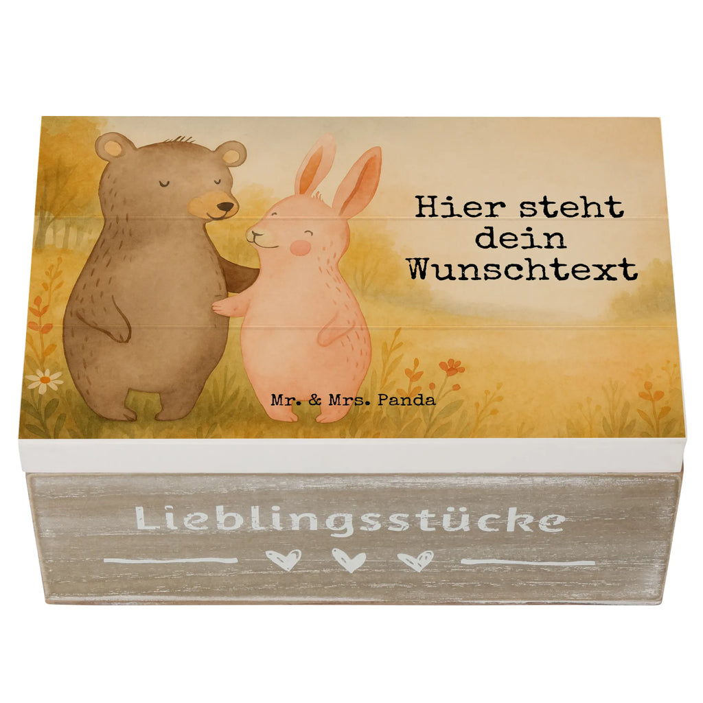 Personalizowane drewniane pudełko Niedźwiedź i królik Przytulać Design Schatzkiste Personalisiert, mit Namen, Schatzkiste mit Namen, Erinnerungskiste Personalisiert, Truhe mit Namen, Aufbewahrungsbox mit Namen, Dekokiste Personalisiert, Truhe Personalisiert, Schatulle mit Namen, Holzkiste mit Namen, Erinnerungsbox Personalisiert, GEschenkdose personalisiert, Schatulle Personalisiert, Aufbewahrungsbox Personalisiert, Kiste mit Namen, Erinnerungsbox mit Namen, Holzkiste Personalisiert, Kiste Personalisiert, Geschenkbox personalisiert, Erinnerungskiste, Dekokiste mit Namen, Liebe, Partner, Freund, Freundin, Ehemann, Ehefrau, Heiraten, Verlobung, Heiratsantrag, Liebesgeschenk, Jahrestag, Hocheitstag, Freunde, best friends, Bär, Bärchen, bester Freund, Hase