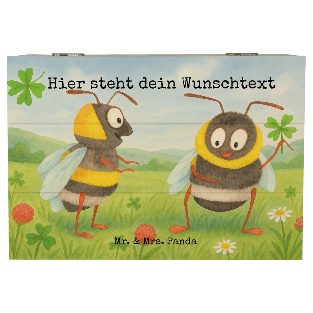 Personalisierte Holzkiste Hummeln Kleeblatt Design Schatzkiste Personalisiert, Schatulle Personalisiert, Dekokiste Personalisiert, Aufbewahrungsbox Personalisiert, Holzkiste mit Namen, Erinnerungsbox Personalisiert, mit Namen, Erinnerungsbox mit Namen, Erinnerungskiste Personalisiert, Holzkiste Personalisiert, Dekokiste mit Namen, Geschenkbox personalisiert, Erinnerungskiste, GEschenkdose personalisiert, Truhe Personalisiert, Schatzkiste mit Namen, Truhe mit Namen, Kiste mit Namen, Kiste Personalisiert, Aufbewahrungsbox mit Namen, Schatulle mit Namen, Tiermotive, Gute Laune, lustige Sprüche, Tiere, Spruch positiv, Spruch fröhlich, glücklich sein, Spruch schön, Hummel, glücklich werden, Biene Deko, Biene