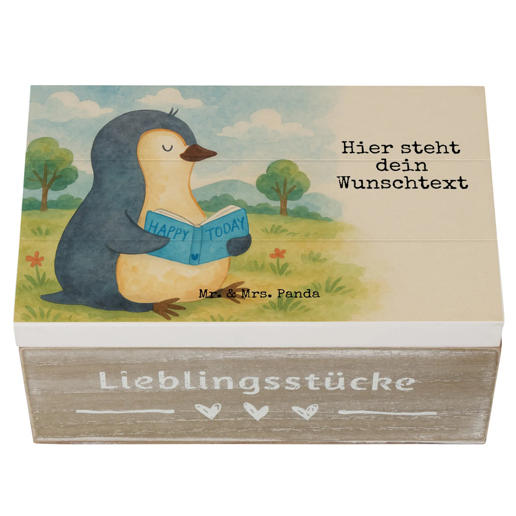 Personalisierte Holzkiste Pinguin Buch Design Erinnerungsbox mit Namen, Aufbewahrungsbox Personalisiert, Erinnerungskiste, Erinnerungskiste Personalisiert, Schatulle Personalisiert, Holzkiste Personalisiert, Geschenkbox personalisiert, Schatzkiste Personalisiert, Erinnerungsbox Personalisiert, Aufbewahrungsbox mit Namen, Truhe Personalisiert, Truhe mit Namen, Holzkiste mit Namen, mit Namen, Kiste Personalisiert, GEschenkdose personalisiert, Dekokiste mit Namen, Schatulle mit Namen, Kiste mit Namen, Schatzkiste mit Namen, Dekokiste Personalisiert, Pinguin, Nichtstun, Bücherwurm, Urlaub, Ferien, Faulenzen, Lesen, Buch, Pinguine, Freizeit