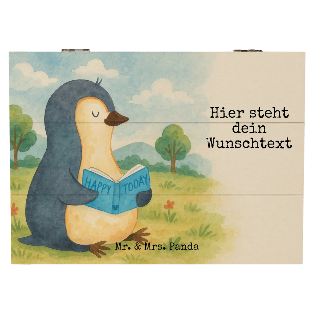 Personalisierte Holzkiste Pinguin Buch Design Erinnerungsbox mit Namen, Aufbewahrungsbox Personalisiert, Erinnerungskiste, Erinnerungskiste Personalisiert, Schatulle Personalisiert, Holzkiste Personalisiert, Geschenkbox personalisiert, Schatzkiste Personalisiert, Erinnerungsbox Personalisiert, Aufbewahrungsbox mit Namen, Truhe Personalisiert, Truhe mit Namen, Holzkiste mit Namen, mit Namen, Kiste Personalisiert, GEschenkdose personalisiert, Dekokiste mit Namen, Schatulle mit Namen, Kiste mit Namen, Schatzkiste mit Namen, Dekokiste Personalisiert, Pinguin, Nichtstun, Bücherwurm, Urlaub, Ferien, Faulenzen, Lesen, Buch, Pinguine, Freizeit
