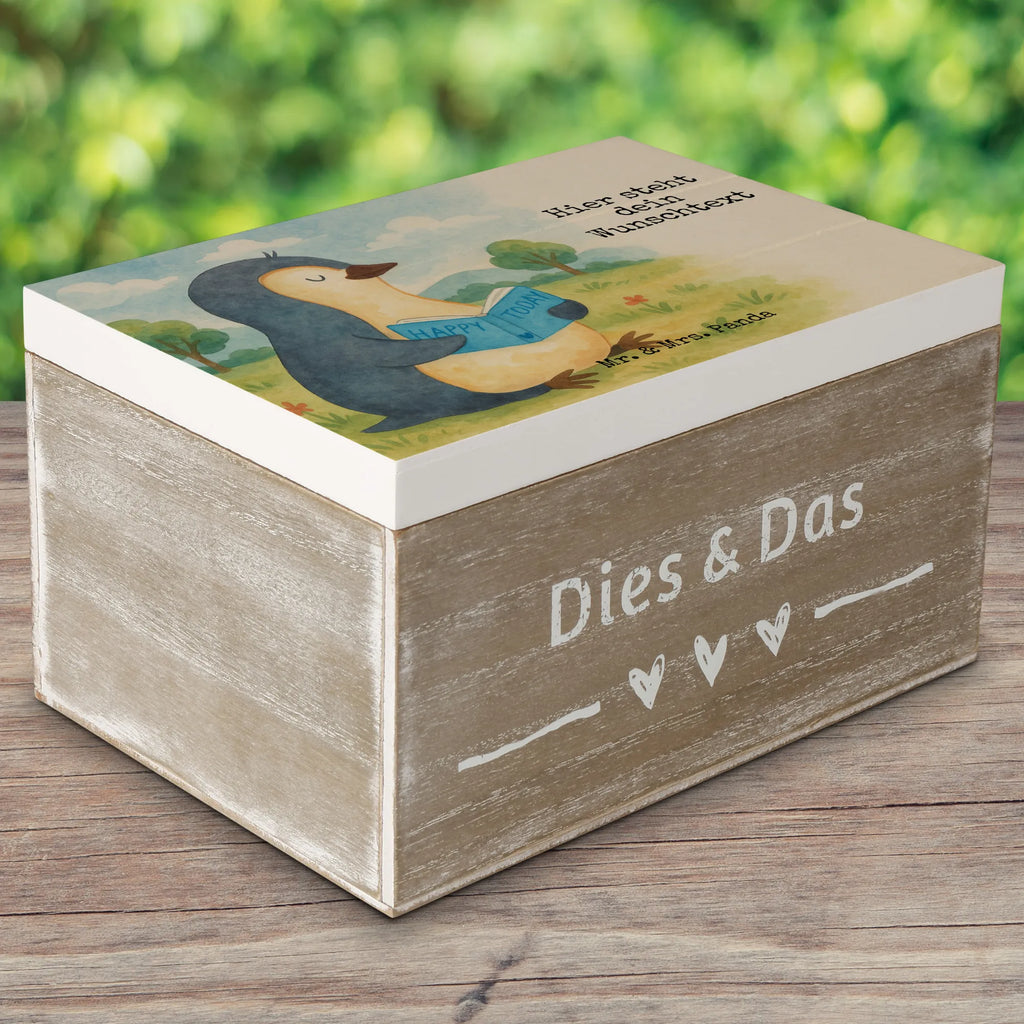 Personalisierte Holzkiste Pinguin Buch Design Erinnerungsbox mit Namen, Aufbewahrungsbox Personalisiert, Erinnerungskiste, Erinnerungskiste Personalisiert, Schatulle Personalisiert, Holzkiste Personalisiert, Geschenkbox personalisiert, Schatzkiste Personalisiert, Erinnerungsbox Personalisiert, Aufbewahrungsbox mit Namen, Truhe Personalisiert, Truhe mit Namen, Holzkiste mit Namen, mit Namen, Kiste Personalisiert, GEschenkdose personalisiert, Dekokiste mit Namen, Schatulle mit Namen, Kiste mit Namen, Schatzkiste mit Namen, Dekokiste Personalisiert, Pinguin, Nichtstun, Bücherwurm, Urlaub, Ferien, Faulenzen, Lesen, Buch, Pinguine, Freizeit