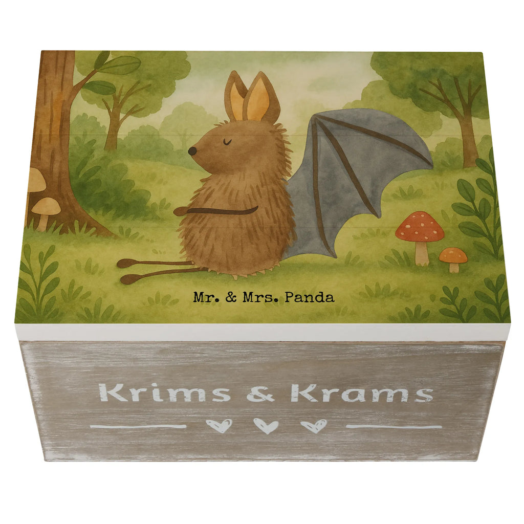 Holzkiste Fledermaus Sitzen Design Holzkiste, Kiste, Schatzkiste, Truhe, Schatulle, XXL, Erinnerungsbox, Erinnerungskiste, Dekokiste, Aufbewahrungsbox, Geschenkbox, Geschenkdose, Tiermotive, Gute Laune, lustige Sprüche, Tiere, Fledermaus, Fledermäuse, Motivation, entspannen