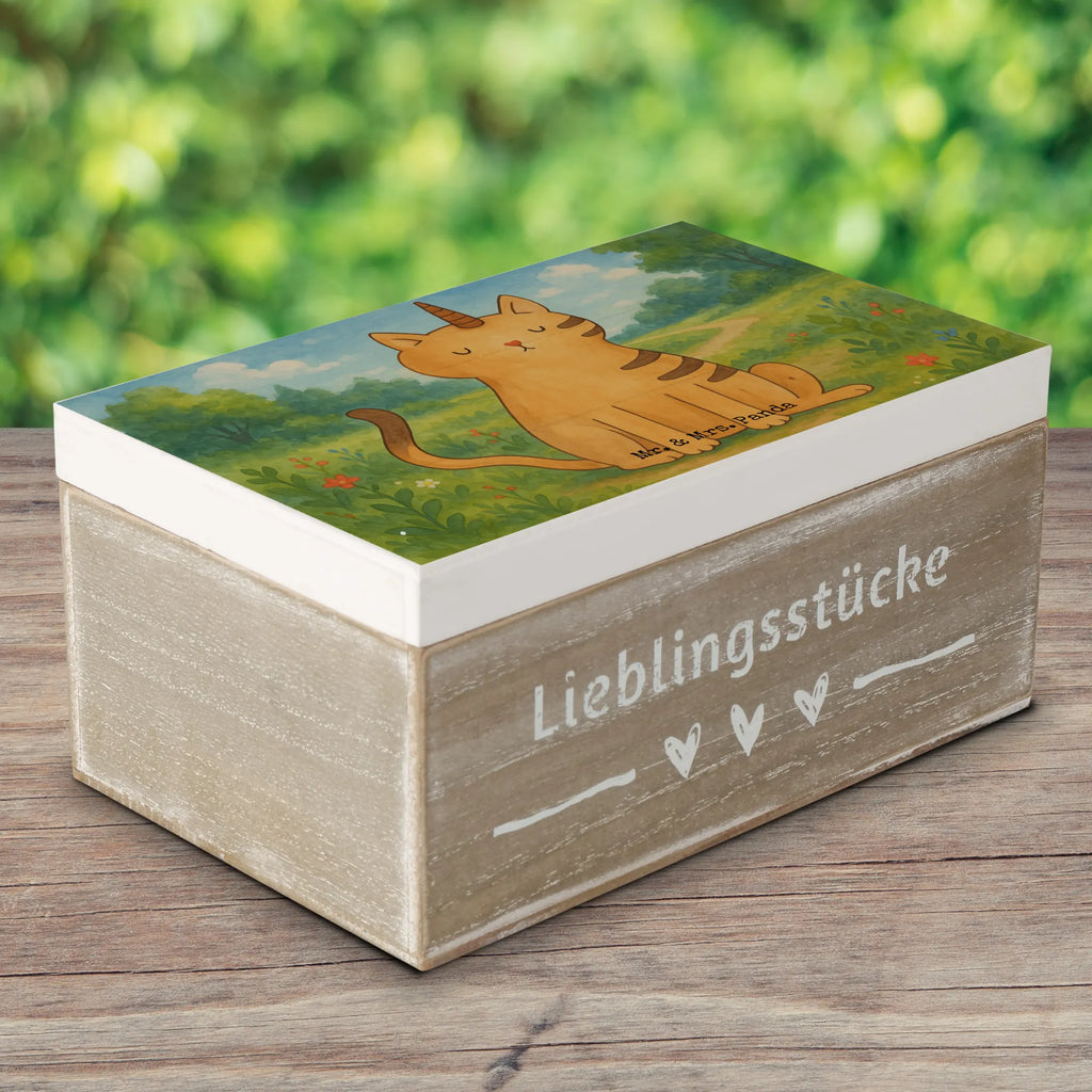 Skrzynia drewniana jednorożec kot Design Geschenkbox, Dekokiste, Schatzkiste, Aufbewahrungsbox, XXL, Erinnerungskiste, Schatulle, Holzkiste, Kiste, Geschenkdose, Truhe, Erinnerungsbox, Einhorn, Einhörner, Einhorn Deko, Unicorn, Einhornkatze, Katze, Katzer, Katzenhorn, Glitzer, Erwachsenwerden, Regenbogen, Kittyhorn, Mieze, Einhornpower