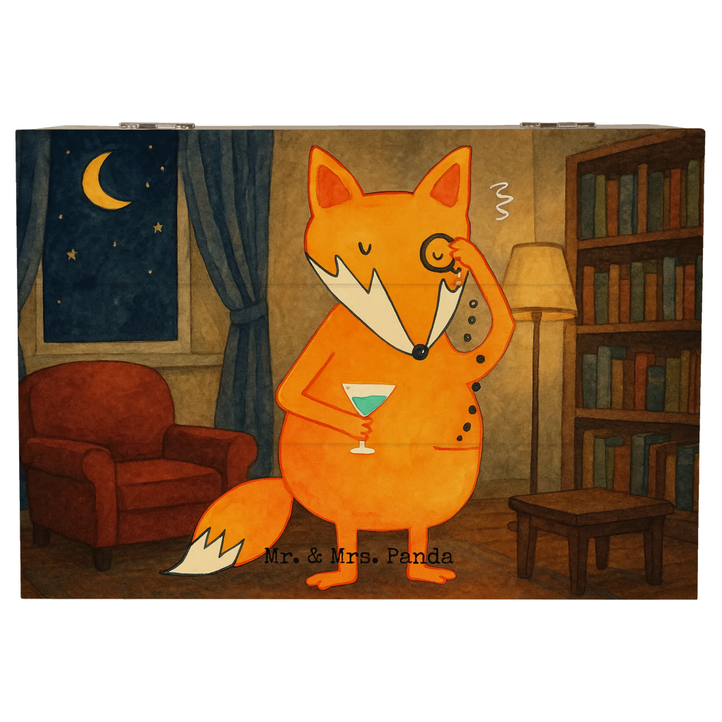 Holzkiste Fuchs Lord Design Aufbewahrungsbox, Erinnerungskiste, Geschenkdose, XXL, Schatzkiste, Dekokiste, Kiste, Erinnerungsbox, Holzkiste, Schatulle, Geschenkbox, Truhe, Fuchs, Problemlösung, Spruch lustig, Liebeskummer Geschenk, tröstende Worte, Motivation Spruch, Füchse