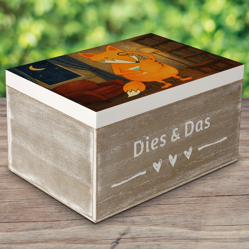 Holzkiste Fuchs Lord Design Aufbewahrungsbox, Erinnerungskiste, Geschenkdose, XXL, Schatzkiste, Dekokiste, Kiste, Erinnerungsbox, Holzkiste, Schatulle, Geschenkbox, Truhe, Fuchs, Problemlösung, Spruch lustig, Liebeskummer Geschenk, tröstende Worte, Motivation Spruch, Füchse