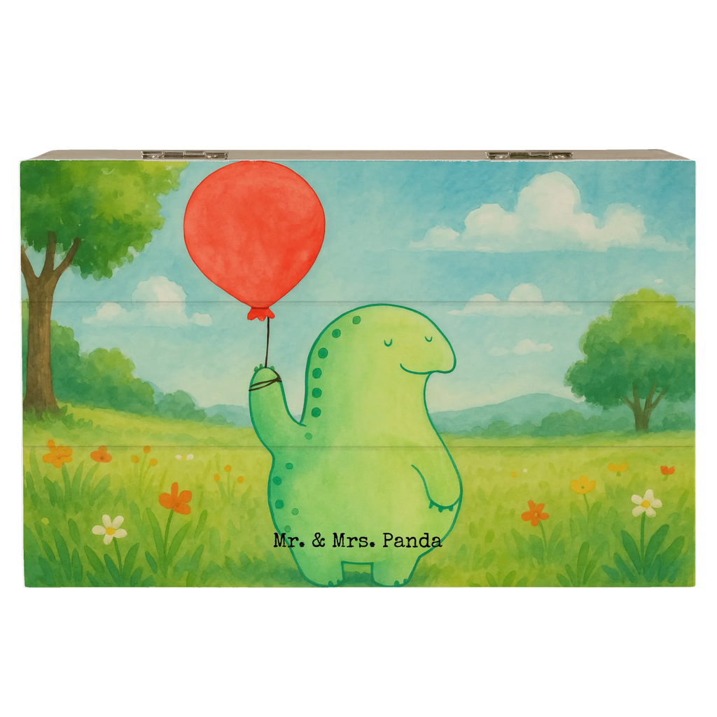 Holzkiste Schildkröte Luftballon Design XXL, Erinnerungskiste, Truhe, Schatulle, Aufbewahrungsbox, Dekokiste, Geschenkbox, Erinnerungsbox, Schatzkiste, Kiste, Holzkiste, Geschenkdose, Schildkröte, Schildkröten, Mutausbruch, Motivation, Motivationsspruch