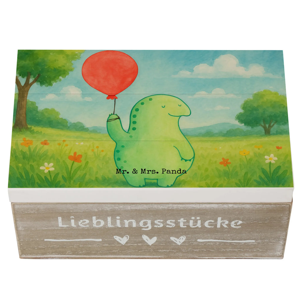 Holzkiste Schildkröte Luftballon Design XXL, Erinnerungskiste, Truhe, Schatulle, Aufbewahrungsbox, Dekokiste, Geschenkbox, Erinnerungsbox, Schatzkiste, Kiste, Holzkiste, Geschenkdose, Schildkröte, Schildkröten, Mutausbruch, Motivation, Motivationsspruch