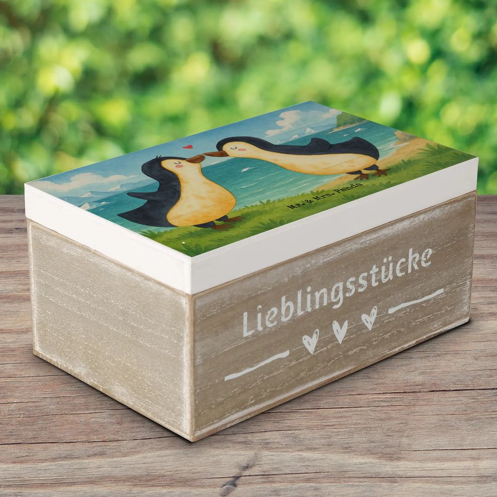 Skrzynia drewniana Pingwiny Pocałunek Design Erinnerungskiste, Aufbewahrungsbox, Erinnerungsbox, Geschenkbox, Schatzkiste, Dekokiste, Kiste, Schatulle, Geschenkdose, Truhe, XXL, Holzkiste, Liebe, Partner, Freund, Freundin, Ehemann, Ehefrau, Heiraten, Verlobung, Heiratsantrag, Liebesgeschenk, Jahrestag, Hocheitstag, Geschenk für Partner, Liebesbeweis, Geschenk für Freundin, für Männer, Geschenk für Frauen, Hochzeitstag, für Ehemann, Mitbringsel, Valentinstag