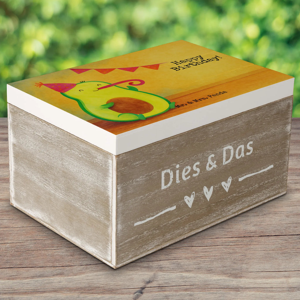 Holzkiste Avocado Geburtstag Design XXL, Geschenkdose, Kiste, Schatzkiste, Erinnerungsbox, Dekokiste, Schatulle, Geschenkbox, Aufbewahrungsbox, Holzkiste, Truhe, Erinnerungskiste, Avocado, Veggie, Vegan, Gesund