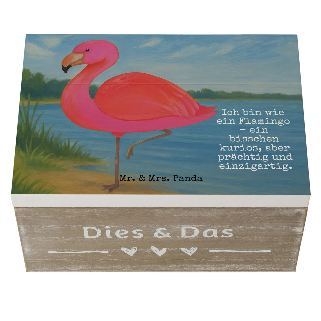 Wooden chest flamingo Classic Design Kiste, Dekokiste, Truhe, Holzkiste, XXL, Schatzkiste, Erinnerungsbox, Aufbewahrungsbox, Geschenkbox, Geschenkdose, Schatulle, Erinnerungskiste, Flamingo, Außenseiter, Spruch, ich, Einzigartig, Selbstliebe, Stolz, Freundin, Sohn, Tochter, Geschwister, für mich, Freundinnen
