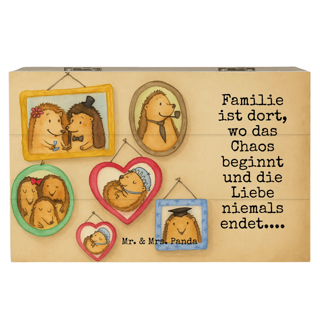 Holzkiste Igel Familie Design Holzkiste, Geschenkbox, Geschenkdose, Truhe, XXL, Schatulle, Dekokiste, Kiste, Erinnerungsbox, Schatzkiste, Erinnerungskiste, Aufbewahrungsbox, Familie, Vatertag, Muttertag, Bruder, Schwester, Mama, Papa, Oma, Opa, Liebe, Bilder, Zusammenhalt, Igel, Glück