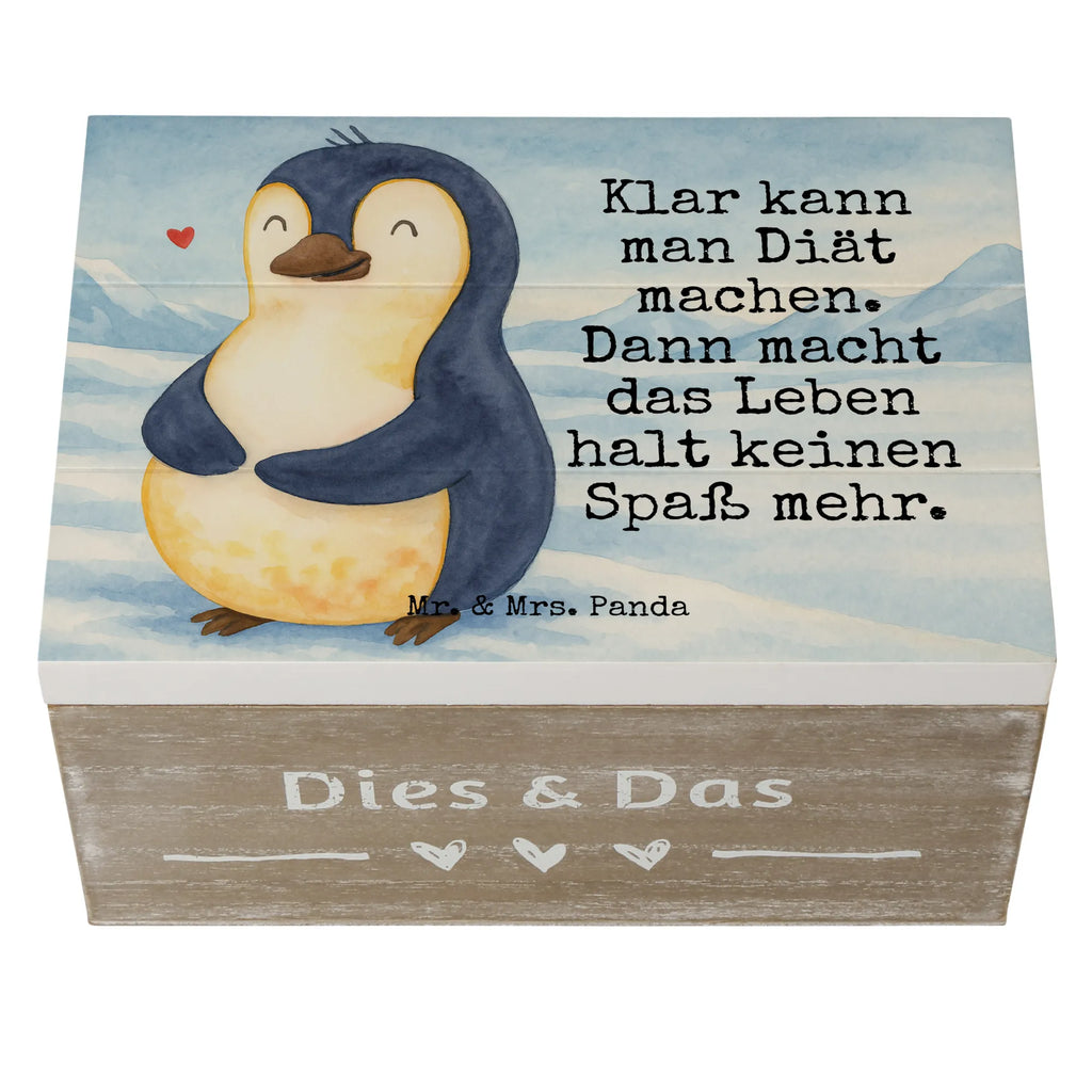 Wooden chest Penguin diet Design XXL, Geschenkbox, Erinnerungskiste, Holzkiste, Schatzkiste, Geschenkdose, Erinnerungsbox, Dekokiste, Truhe, Kiste, Aufbewahrungsbox, Schatulle, Pinguin, Gewicht, Körperliebe, Pinguine, Selbstrespekt, Abspecken, Motivation, Diät, Selbstliebe, Abnehmen