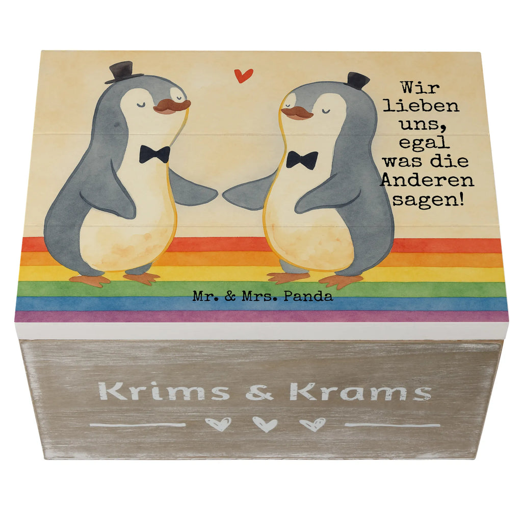 Skrzynia drewniana Pingwiny Duma gejów Design Geschenkdose, Aufbewahrungsbox, Schatzkiste, Geschenkbox, Truhe, Schatulle, Dekokiste, XXL, Holzkiste, Erinnerungsbox, Erinnerungskiste, Kiste, Hochzeit, Hochzeitsgeschenk, Ehe, Hochzeitsfeier, Trauung, Trauungsgeschenk, Hochzeitskarte, Verlobungsfeier, Verlobungsgeschenk, Hochzeitsgeschenkideen, Hochzeitsgeschenke für Brautpaar