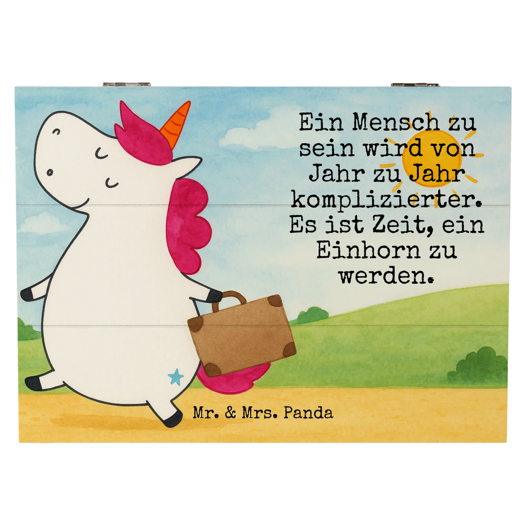 Skrzynia drewniana Jednorożec walizka Design XXL, Geschenkdose, Erinnerungskiste, Holzkiste, Geschenkbox, Schatzkiste, Dekokiste, Schatulle, Aufbewahrungsbox, Truhe, Erinnerungsbox, Kiste, Einhorn, Einhörner, Einhorn Deko, Unicorn, Abenteuer, Gepäck, witzig, Koffer, Kind, lustig, albern, Spaß, Reise, Verreisen, Erwachsen, unicorn