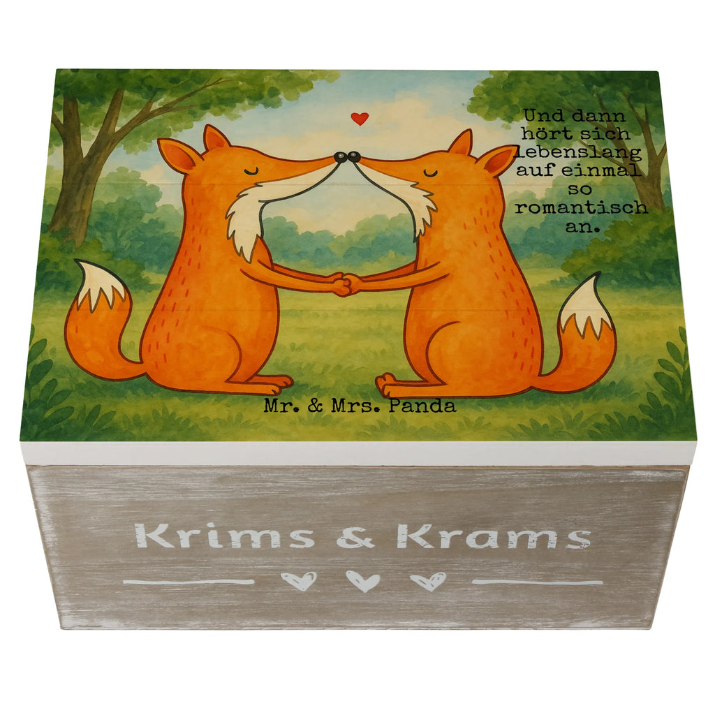 Wooden chest foxes Love Design Schatzkiste, Dekokiste, XXL, Geschenkbox, Erinnerungsbox, Aufbewahrungsbox, Geschenkdose, Schatulle, Kiste, Truhe, Erinnerungskiste, Holzkiste, Fuchs, Liebespaar, Ehemann, Füchse, Verlobte, Freundin, Partner, Ehefrau, Ehe, Liebesbeweis, Paar, Fox, Liebe, Freund