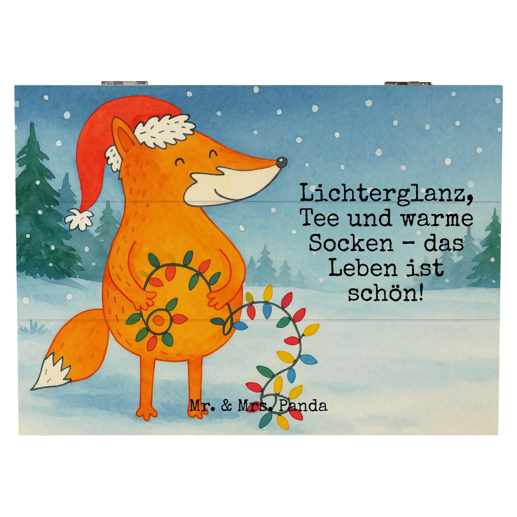 Holzkiste Fuchs Weihnachten Design Geschenkbox, Holzkiste, Aufbewahrungsbox, Erinnerungskiste, XXL, Erinnerungsbox, Schatulle, Geschenkdose, Kiste, Dekokiste, Truhe, Schatzkiste, Winter, Weihnachten, Weihnachtsdeko, Nikolaus, Advent, Heiligabend, Wintermotiv, Fuchs, Weihnachtsmann, Geschenk Weihnachten, Weihnachtszeit, Spruch schön, Füchse
