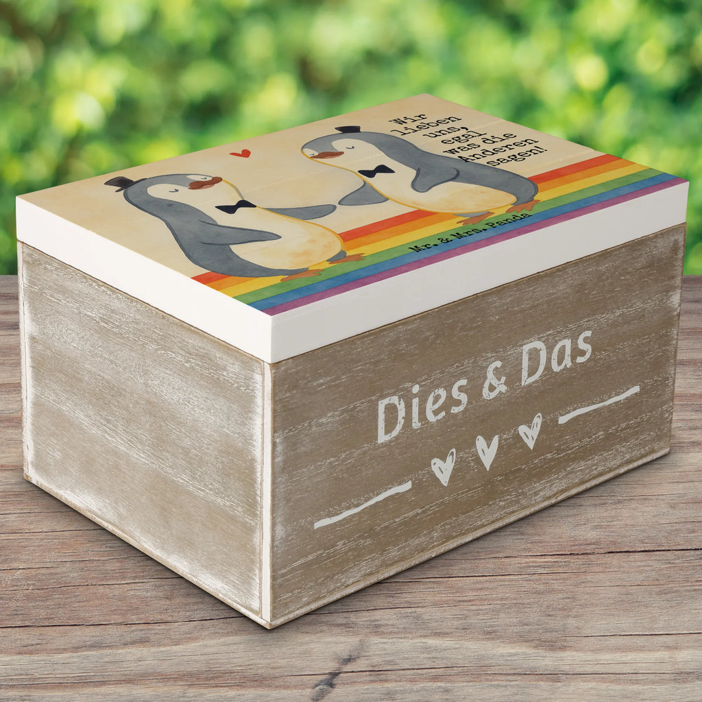 Skrzynia drewniana Pingwiny Duma gejów Design Geschenkdose, Aufbewahrungsbox, Schatzkiste, Geschenkbox, Truhe, Schatulle, Dekokiste, XXL, Holzkiste, Erinnerungsbox, Erinnerungskiste, Kiste, Hochzeit, Hochzeitsgeschenk, Ehe, Hochzeitsfeier, Trauung, Trauungsgeschenk, Hochzeitskarte, Verlobungsfeier, Verlobungsgeschenk, Hochzeitsgeschenkideen, Hochzeitsgeschenke für Brautpaar