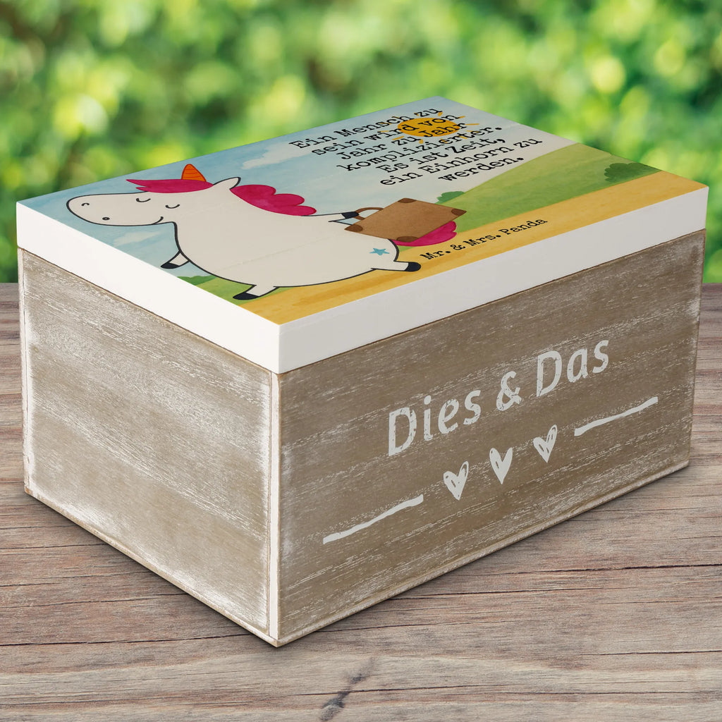 Skrzynia drewniana Jednorożec walizka Design XXL, Geschenkdose, Erinnerungskiste, Holzkiste, Geschenkbox, Schatzkiste, Dekokiste, Schatulle, Aufbewahrungsbox, Truhe, Erinnerungsbox, Kiste, Einhorn, Einhörner, Einhorn Deko, Unicorn, Abenteuer, Gepäck, witzig, Koffer, Kind, lustig, albern, Spaß, Reise, Verreisen, Erwachsen, unicorn