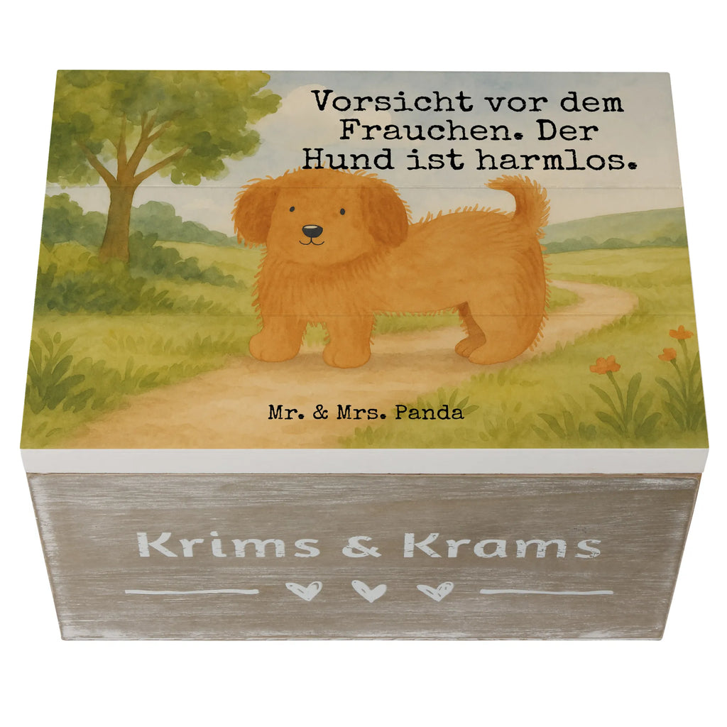 Holzkiste Hund Flauschig Design Dekokiste, XXL, Holzkiste, Erinnerungsbox, Kiste, Geschenkdose, Schatzkiste, Erinnerungskiste, Truhe, Schatulle, Geschenkbox, Aufbewahrungsbox, Hund, Hundemotiv, Haustier, Hunderasse, Tierliebhaber, Hundebesitzer, Sprüche, Frauchen, Hundemama, Hunde, Hundeliebe