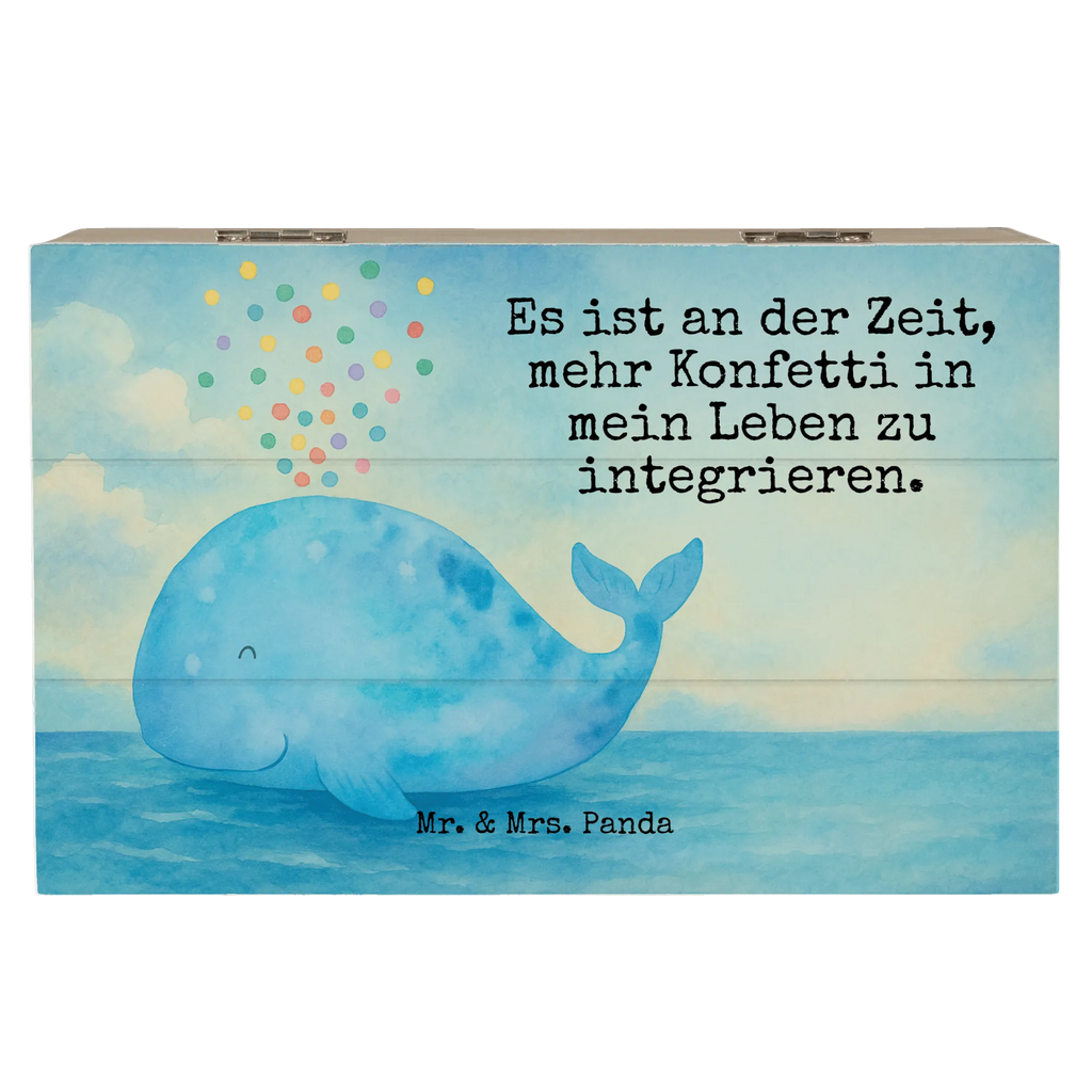 Holzkiste Wal Konfetti Design Erinnerungsbox, Holzkiste, Truhe, Erinnerungskiste, XXL, Geschenkdose, Dekokiste, Kiste, Schatulle, Geschenkbox, Schatzkiste, Aufbewahrungsbox, Meerestiere, Meer, Urlaub, Diät, Wal, Motivation, Abnehmen, Trennung, Neustart, Konfetti, Neuanfang, Geburtstag, Wale, Lebensabschnitt