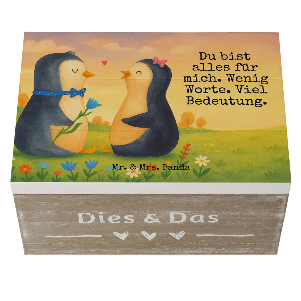 Skrzynia drewniana Pingwin para Design Geschenkdose, Truhe, Geschenkbox, XXL, Dekokiste, Schatulle, Schatzkiste, Aufbewahrungsbox, Kiste, Holzkiste, Erinnerungskiste, Erinnerungsbox, Pinguin, große Liebe, Liebesbeweis, Liebe, Hochzeitstag, Traumpaar, Hochzeit, Liebesgeschenk, Liebespaar, Hochzeitsgeschenk, Pinguine, Jahrestag, Verlobung