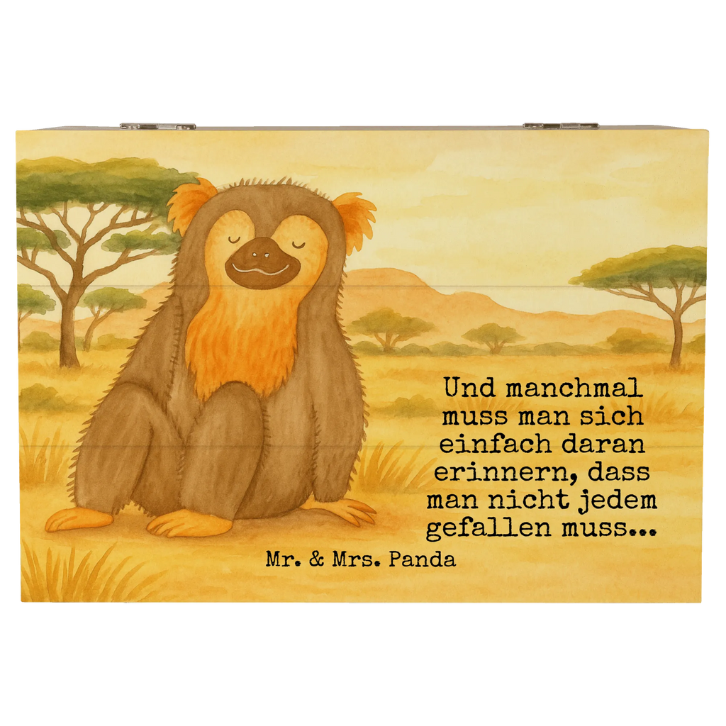 Holzkiste Affe Design Erinnerungskiste, Geschenkbox, Erinnerungsbox, Schatulle, Truhe, Holzkiste, Aufbewahrungsbox, Dekokiste, Schatzkiste, XXL, Geschenkdose, Kiste, Afrika, Wildtiere, Liebe, Motivation, Affen, Affe, Selbstliebe, Selbstachtung, Selbstbewusstsein, Respekt, Selfcare, Äffchen
