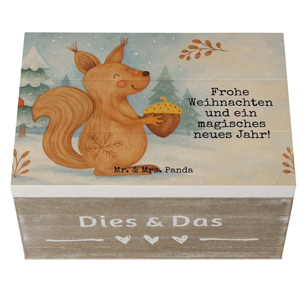 Holzkiste Eichhörnchen Weihnachten Design Geschenkbox, Erinnerungskiste, XXL, Schatulle, Geschenkdose, Aufbewahrungsbox, Holzkiste, Dekokiste, Erinnerungsbox, Schatzkiste, Truhe, Kiste, Winter, Weihnachten, Weihnachtsdeko, Nikolaus, Advent, Heiligabend, Wintermotiv, Weihnachtsgruß, Neujahr, Vogel, Weihnachtsmotiv, Frohes neues Jahr, Guten Rutsch, Frohe Weihnachten