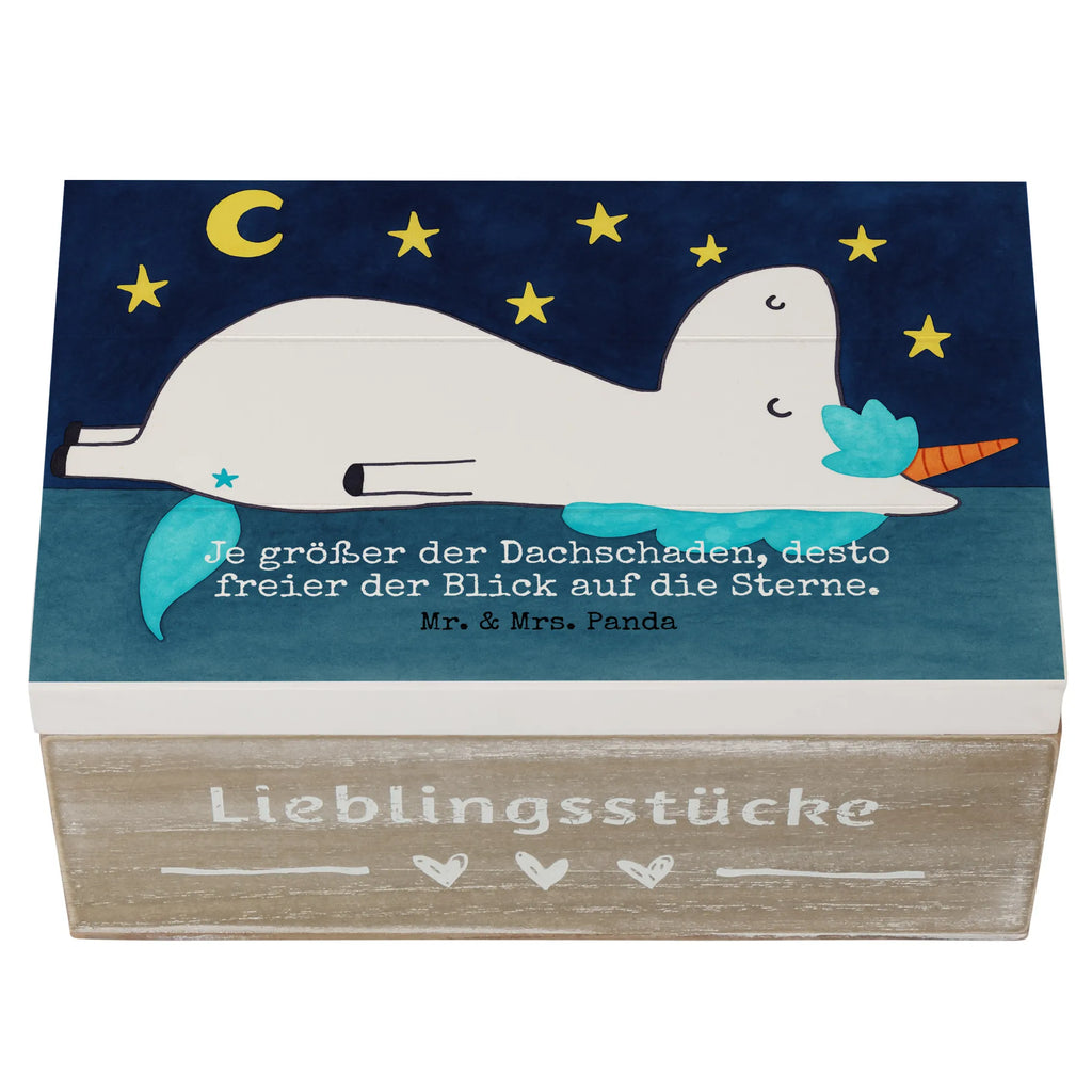 Holzkiste Einhorn Sternenhimmel Design Truhe, Schatulle, Erinnerungskiste, Holzkiste, Schatzkiste, Erinnerungsbox, Kiste, Aufbewahrungsbox, Dekokiste, Geschenkbox, Geschenkdose, XXL, Einhorn, Einhörner, Einhorn Deko, Unicorn, Dachschaden, Sternenhimmel, Verrückt, Sterne