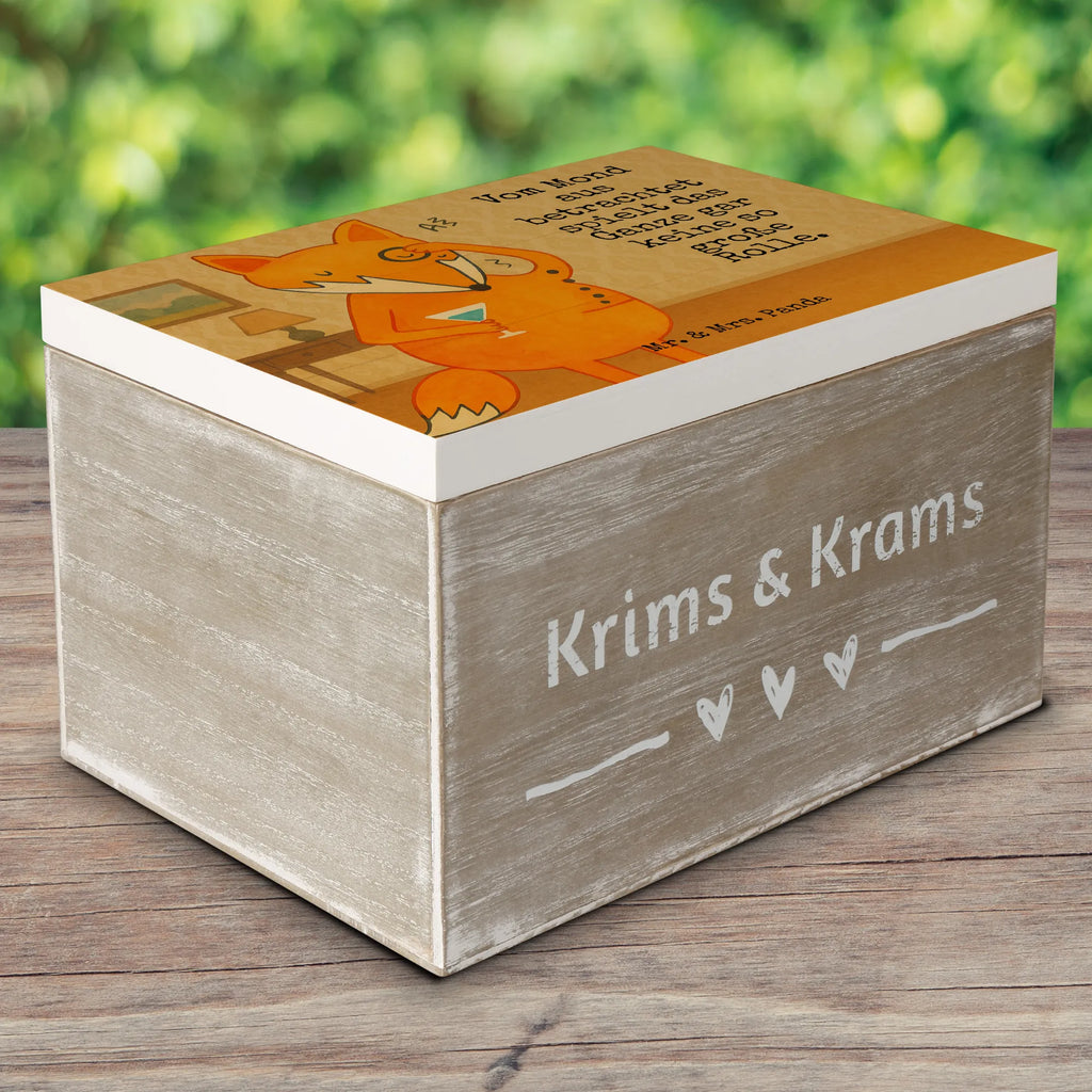 Holzkiste Fuchs Lord Design Aufbewahrungsbox, Erinnerungskiste, Geschenkdose, XXL, Schatzkiste, Dekokiste, Kiste, Erinnerungsbox, Holzkiste, Schatulle, Geschenkbox, Truhe, Fuchs, Problemlösung, Spruch lustig, Liebeskummer Geschenk, tröstende Worte, Motivation Spruch, Füchse