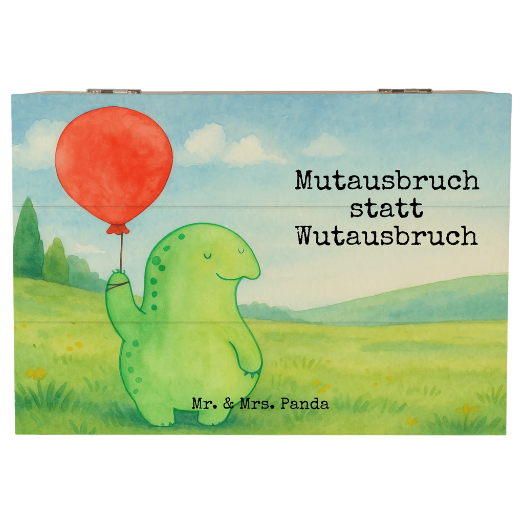 Holzkiste Schildkröte Luftballon Design XXL, Erinnerungskiste, Truhe, Schatulle, Aufbewahrungsbox, Dekokiste, Geschenkbox, Erinnerungsbox, Schatzkiste, Kiste, Holzkiste, Geschenkdose, Schildkröte, Schildkröten, Mutausbruch, Motivation, Motivationsspruch