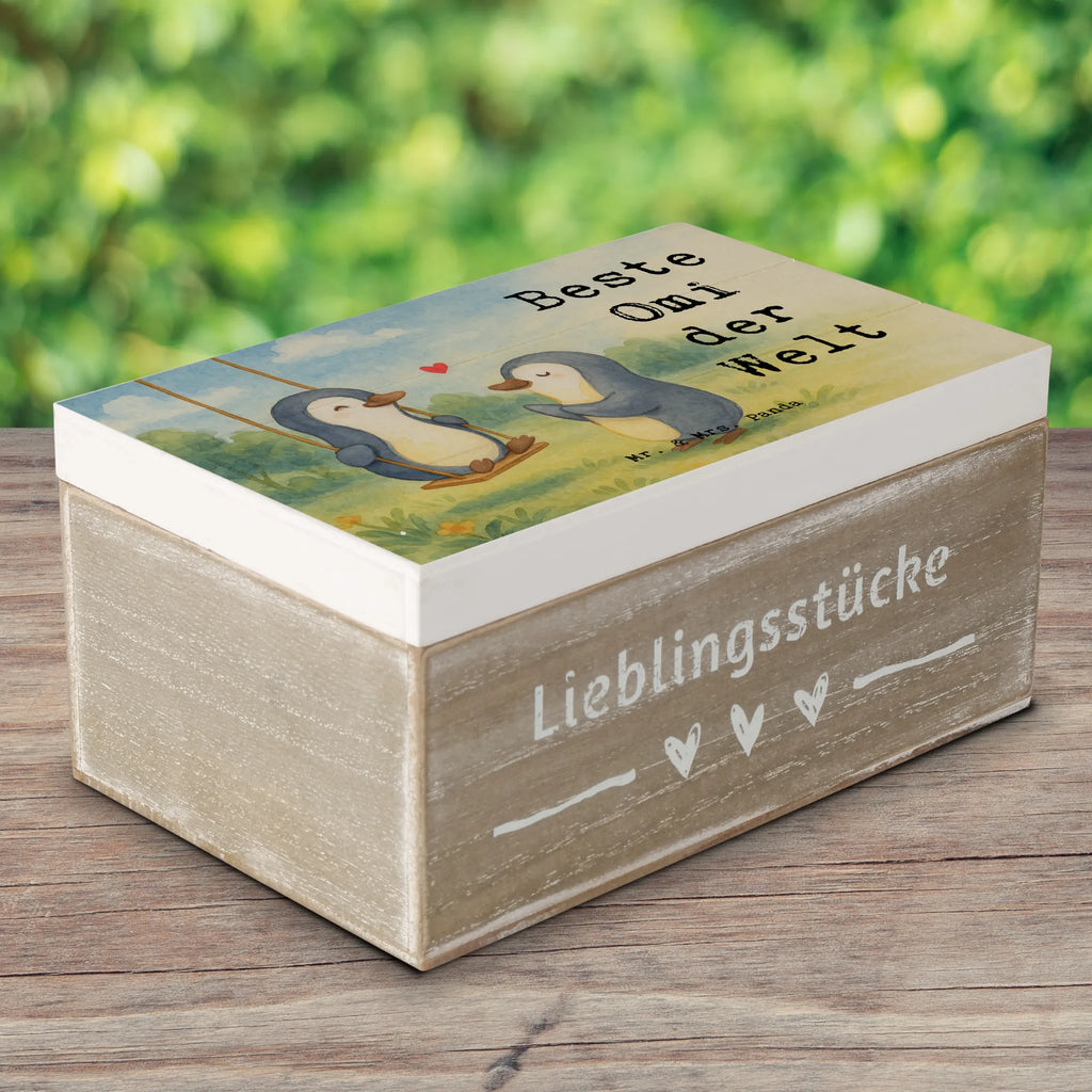 Holzkiste Pinguin Beste Omi der Welt Design Geschenkdose, Truhe, Schatulle, XXL, Dekokiste, Erinnerungskiste, Erinnerungsbox, Kiste, Aufbewahrungsbox, Schatzkiste, Geschenkbox, Holzkiste, für, Dankeschön, Geschenk, Schenken, Geburtstag, Geburtstagsgeschenk, Geschenkidee, Danke, Bedanken, Mitbringsel, Freude machen, Geschenktipp, Enkelin, Enkel, Ommi, Enkelkind, Oma, Großmama, Kleinigkeit, Omi, Omma, Großpapa, Bester, Großmutter